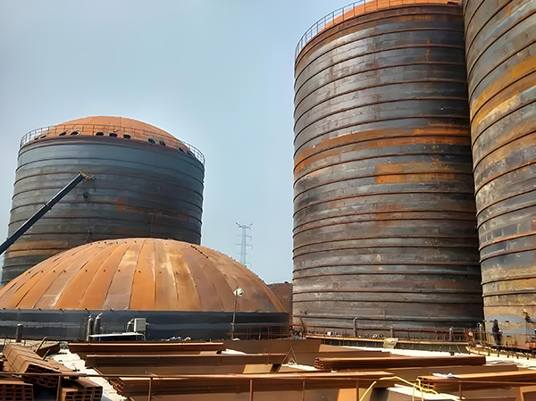 城步焦粉钢板仓